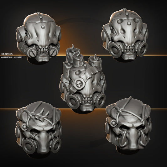 Mortis Skull Helmets - Mutant Pack (5pc)